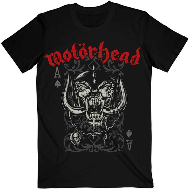 MOTORHEAD UNISEX T-SHIRT: PLAYING CARD
