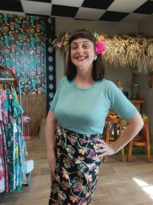 Haut basique vert d&#039;eau