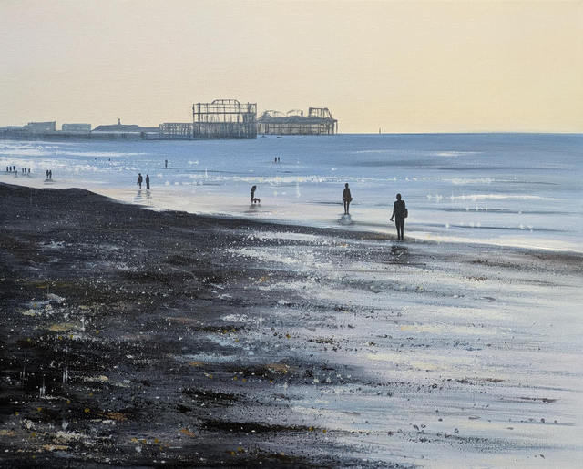 Low tide, Brighton beach