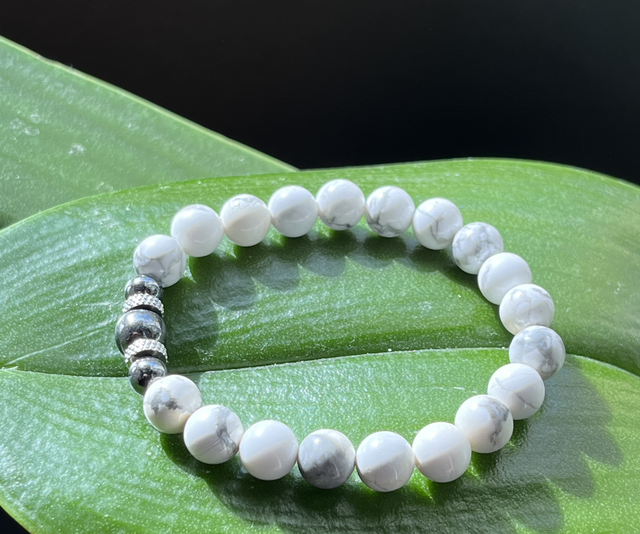 Bracelet en Howlite