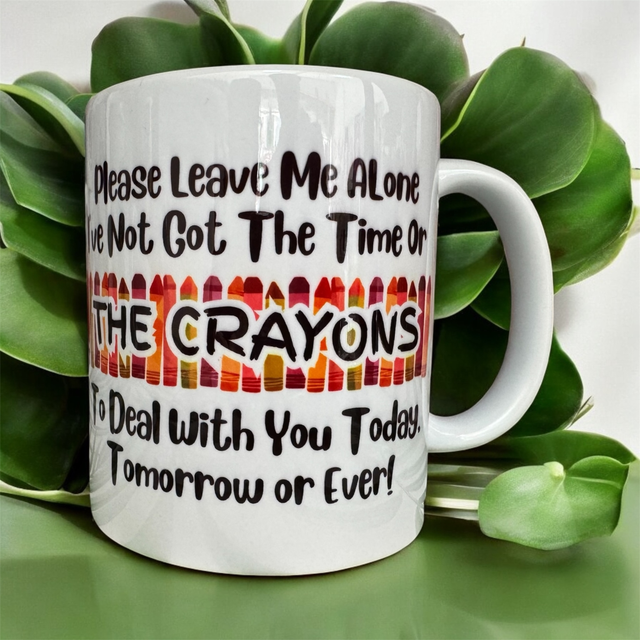 Funny Mugs - Crayons