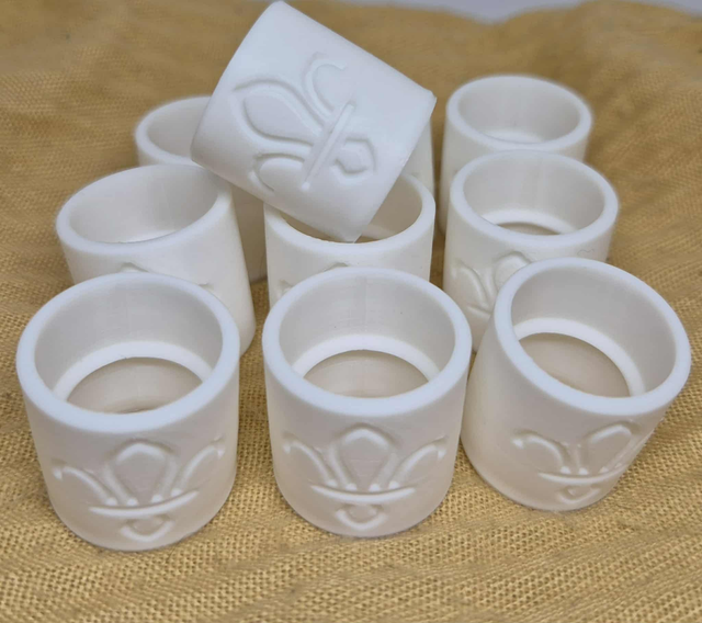 Woggle - Basic - White - 10 Pack