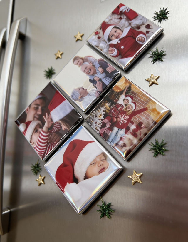 Set de 5 imanes personalizados