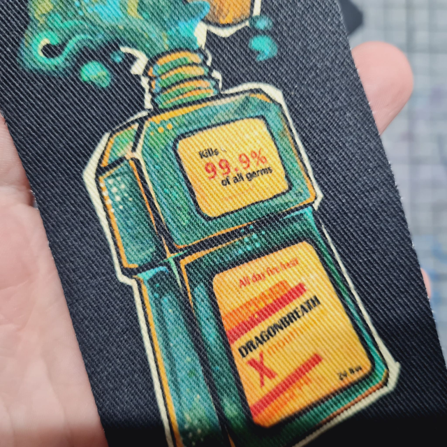 Mouthwashing Bottle Patch