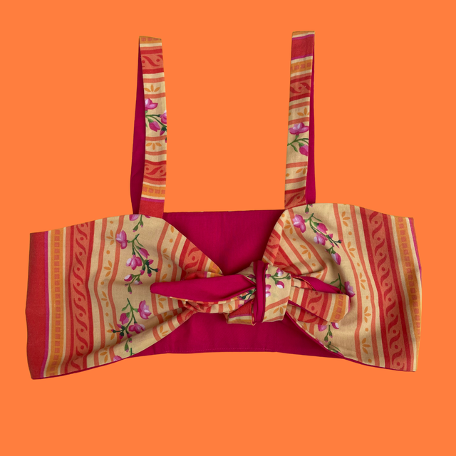 Crop top Papillon "Provence" - XS/S/M