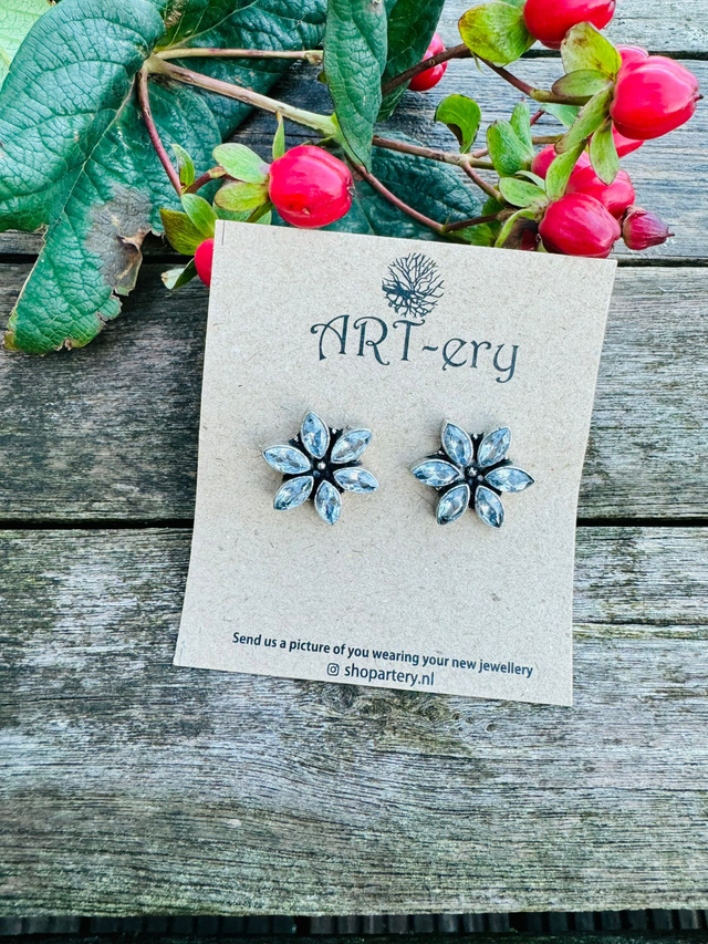 Floral earrings