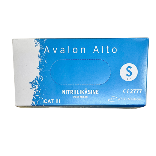 Nitriilikäsine (S) AVALON ALTO, 100 kpl/pkt
