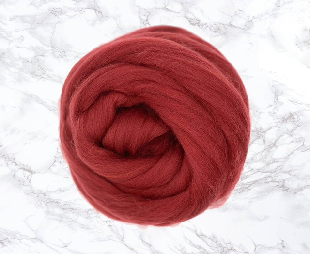Loganberry 23 mic merino top 