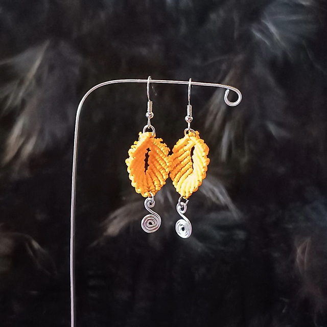 Boucles d'oreilles Feuille