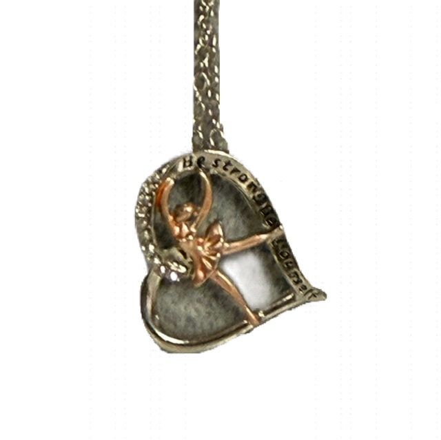 Ballerina Heart Necklace 