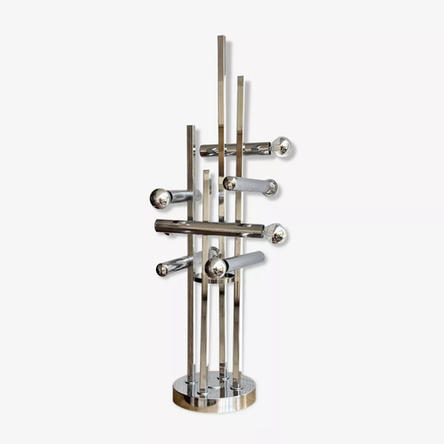 Grande lampe à poser 70’ série Metric design G.Sciolari