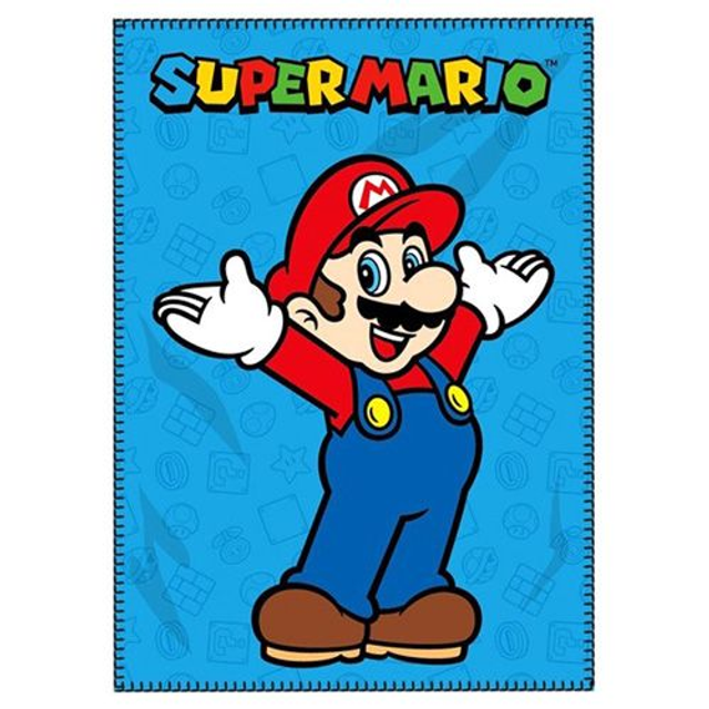 Manta Polar Super Mario 100X140cm