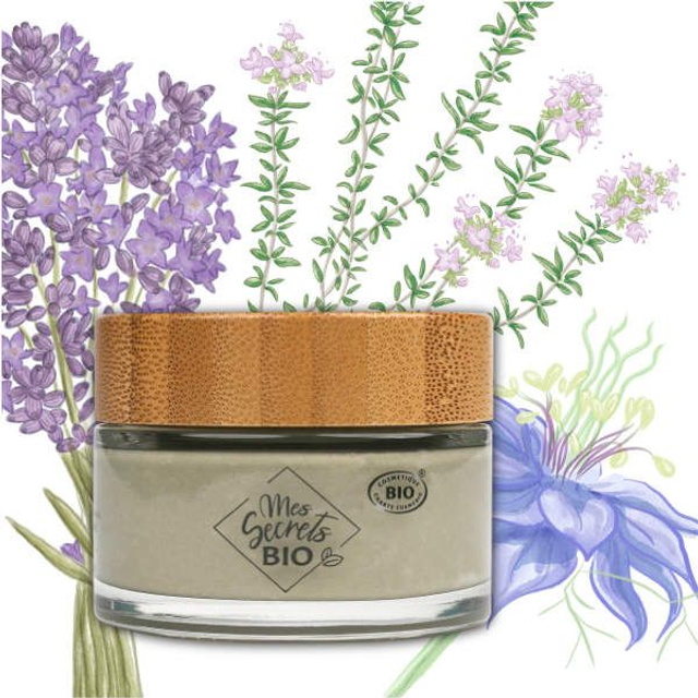 Garrigue purifiante - masque à l'argile verte anti-imperfections - 50 ml