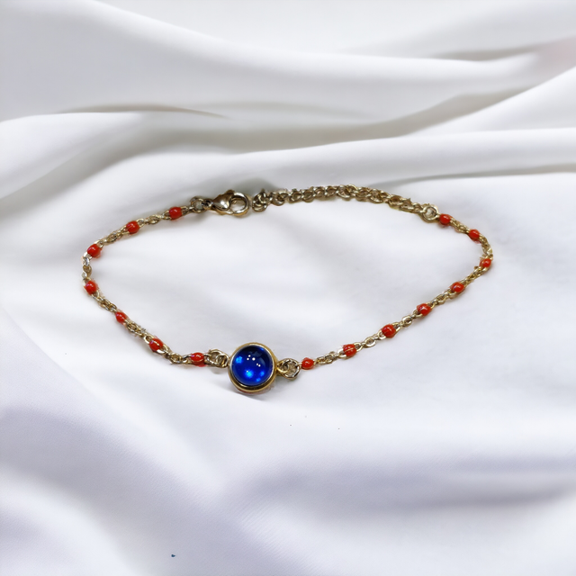 Bracelet chainette "Perle de Marie" XIII