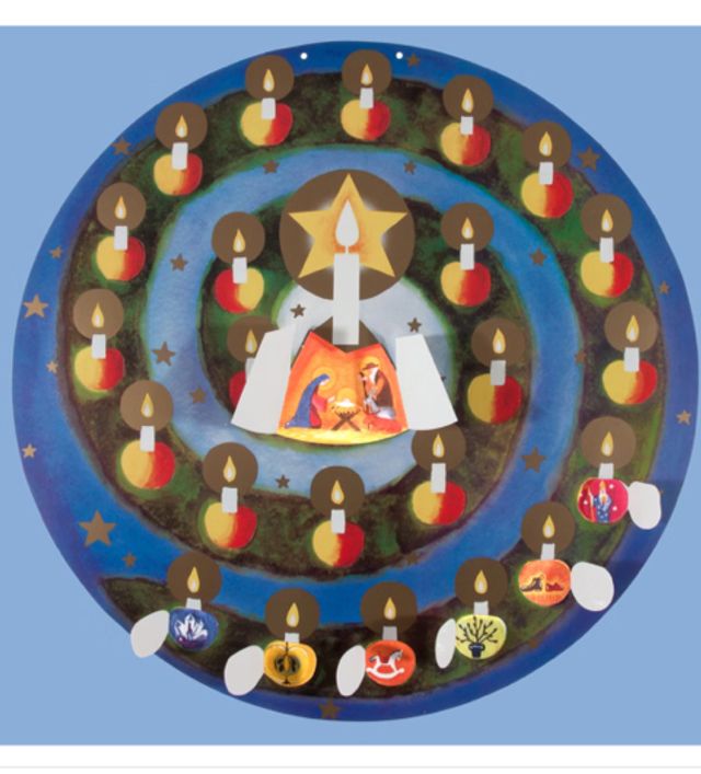 Advendskalender Apfel