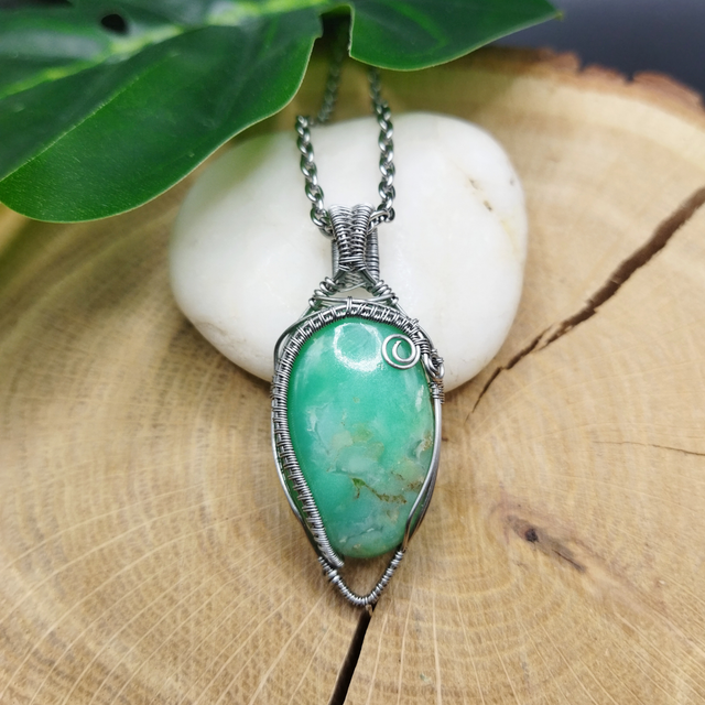 Pendentif Chrysoprase