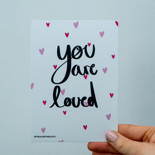 You are loved Postcard
