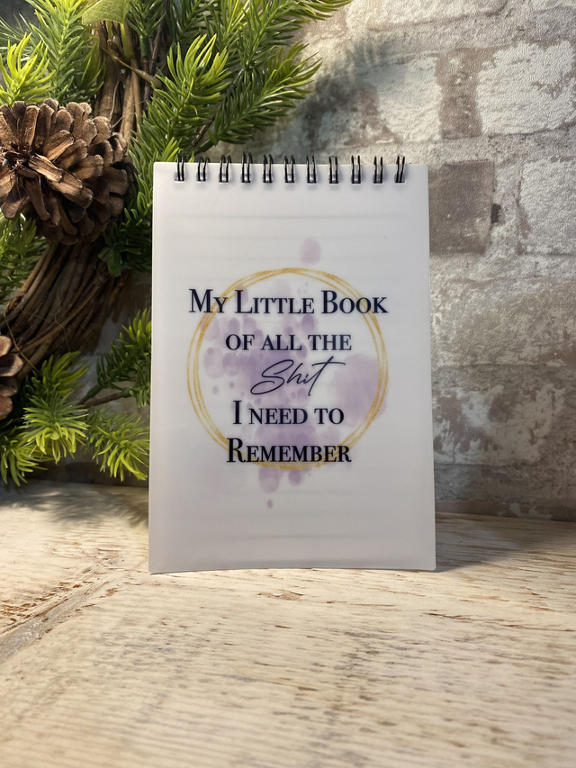 Little Book - Remember - Sweary Notebook