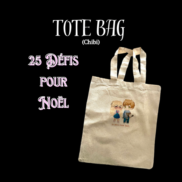 Tote bag 25 défis pour Noël