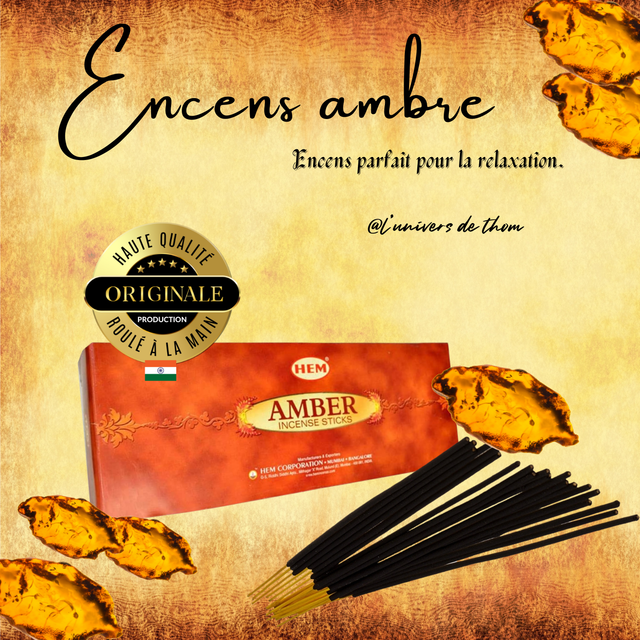 Encens HEM Ambre 