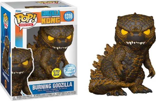 Godzilla vs Kong: Burning Godzilla Pop! #1316