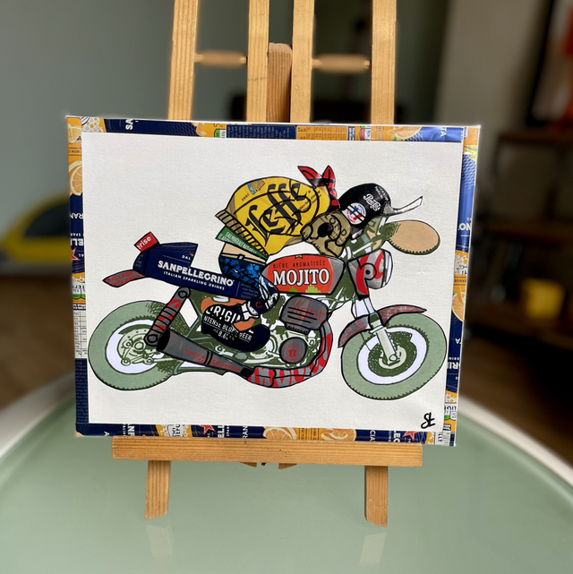 Tableau Jo Bart team 24x30 cm