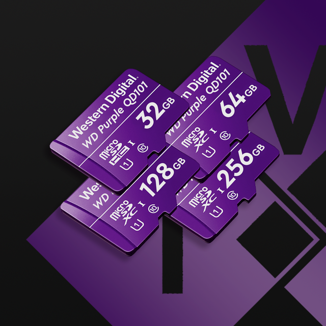 Cartão Micro SD HC1 Western Digital WD Purple