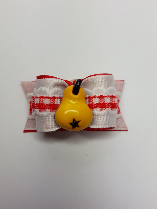 Noeud pour chien fantaisie-poire-été