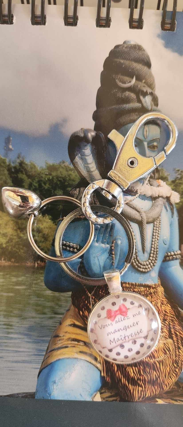 Porte Clés &quot; Vous allez me manquer Maitresse &quot; 