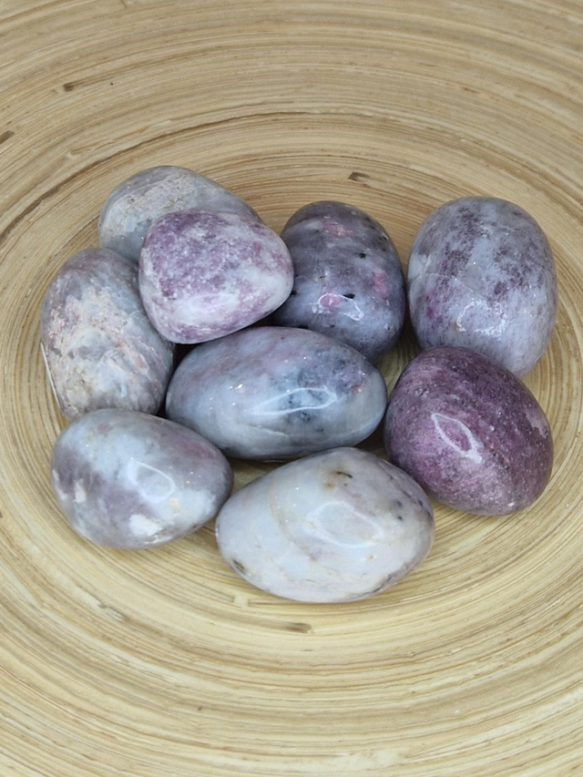 Lépidolite - Pierre roulée