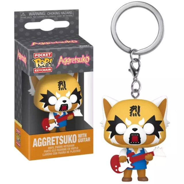 Aggretsuko: Aggretsuko (with Guitar) Pop! Keychain 