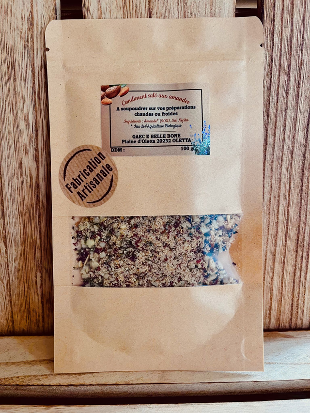 Condiment salé aux amandes BIO 100 g