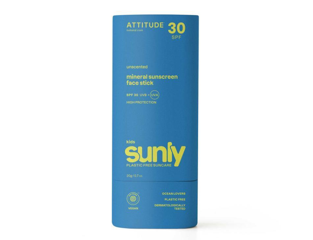 [Attitude] Zonnebrandstick - Gezicht - Kids - SPF30 - Parfumvrij - 20g