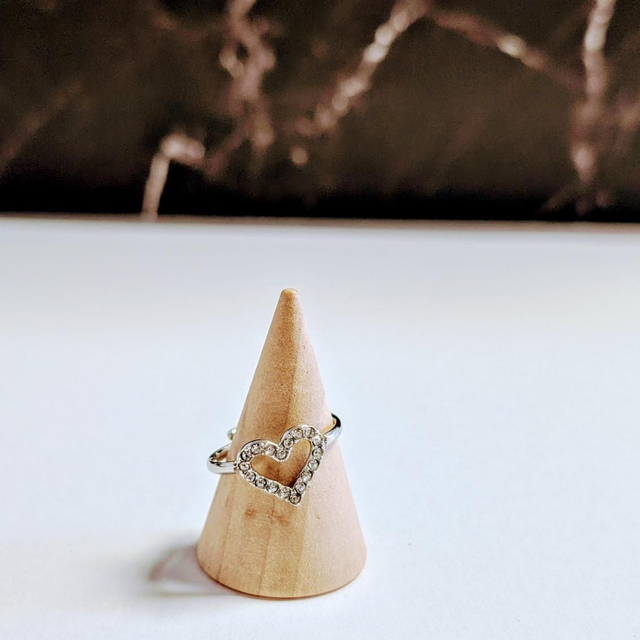 Bague Coeur argenté 