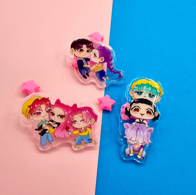 K-POP DEMON HUNTER Pairs | Huntrix + Saja Boys | PINS