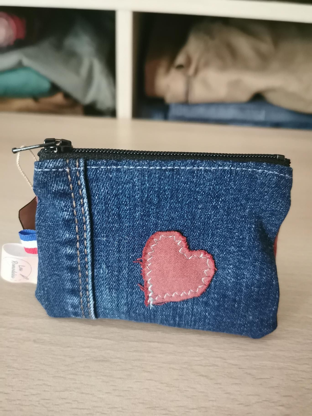 Petite trousse en tissu recyclé