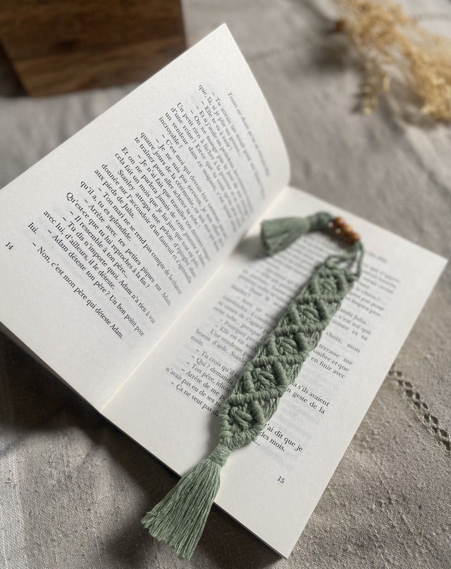 Marque-page collection Emma – Vert d'eau