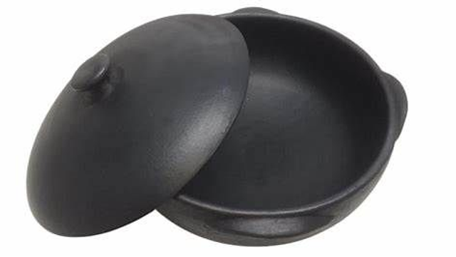 Panela de barro decorada 2 lt