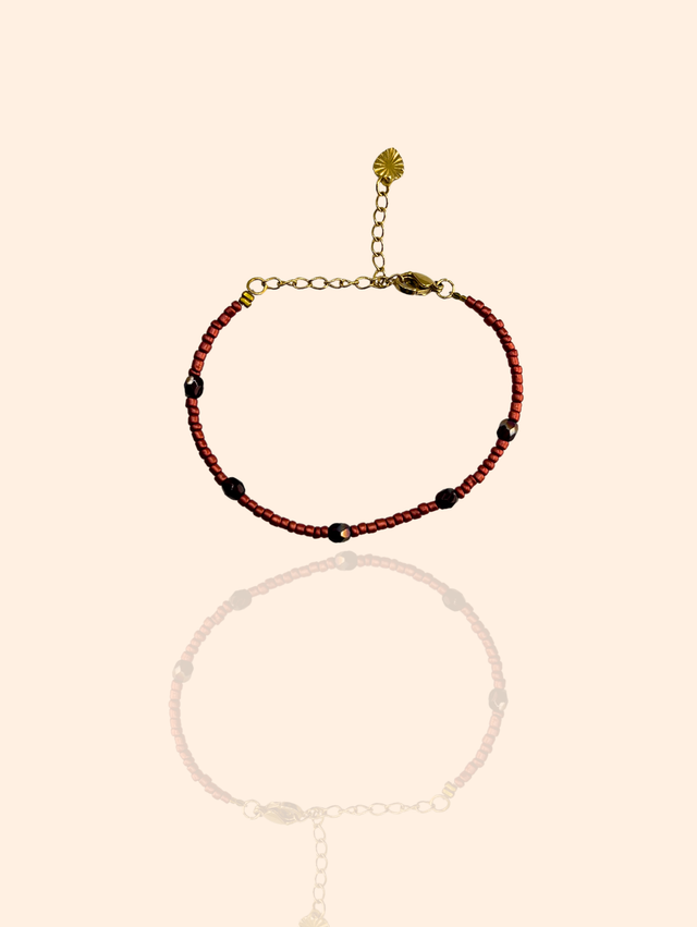 Braclet "LIORA" bordeaux