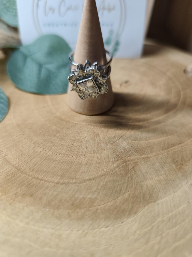 BAGUE ANTI STRESS/ PIVOTANTE/ ACIER INOXY ARG/ AJUSTABLE 0000881