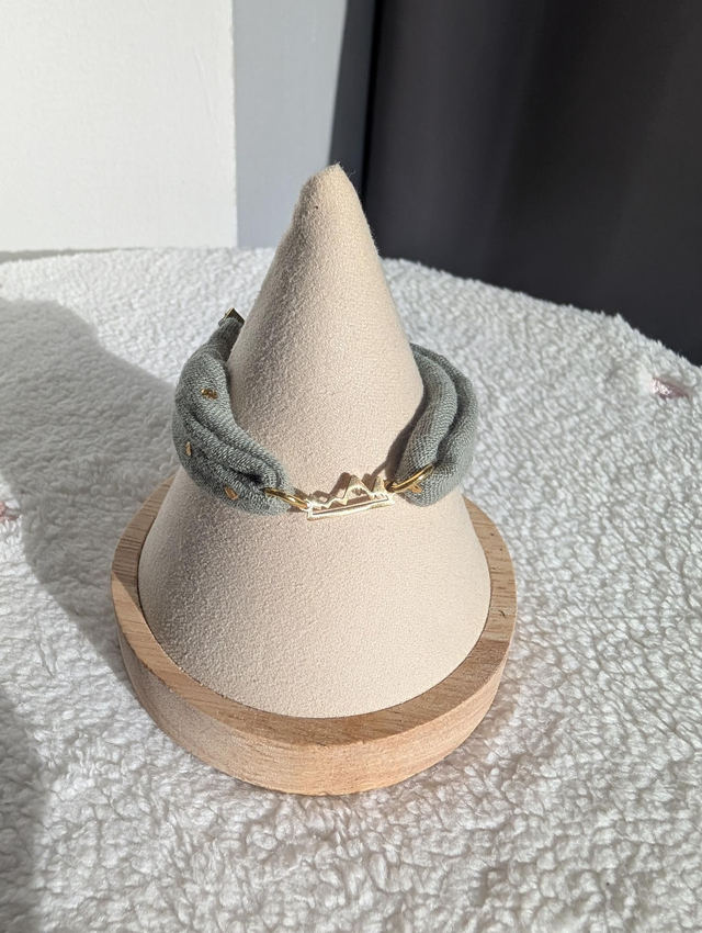 Bracelet montagne vert 