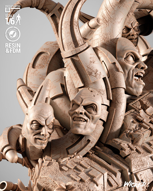 Statue BANSHEE (LE HURLEUR) série Xmen comics