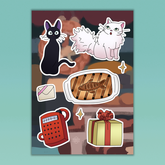 KiKi Vinyl Sticker Sheet