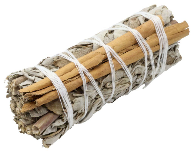 Sauge Blanche &amp; Cannelle fagot 25g 10cm