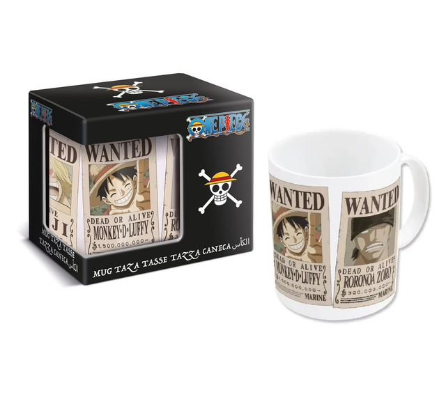 One Piece: Straw Hat Crew Wanted Poster Mug