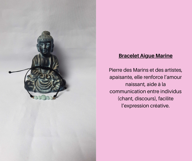 39- Bracelet Aigue Marine