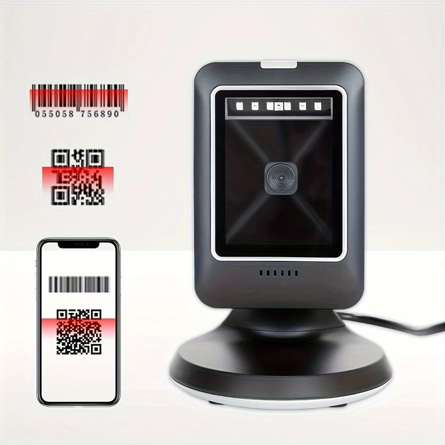 Two-dimensional Image Desktop Barcode Scanner