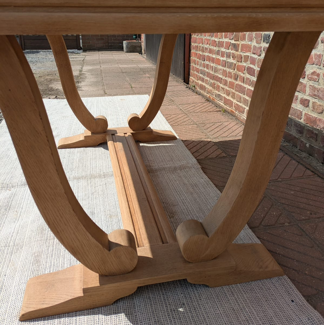 Table art déco en chêne