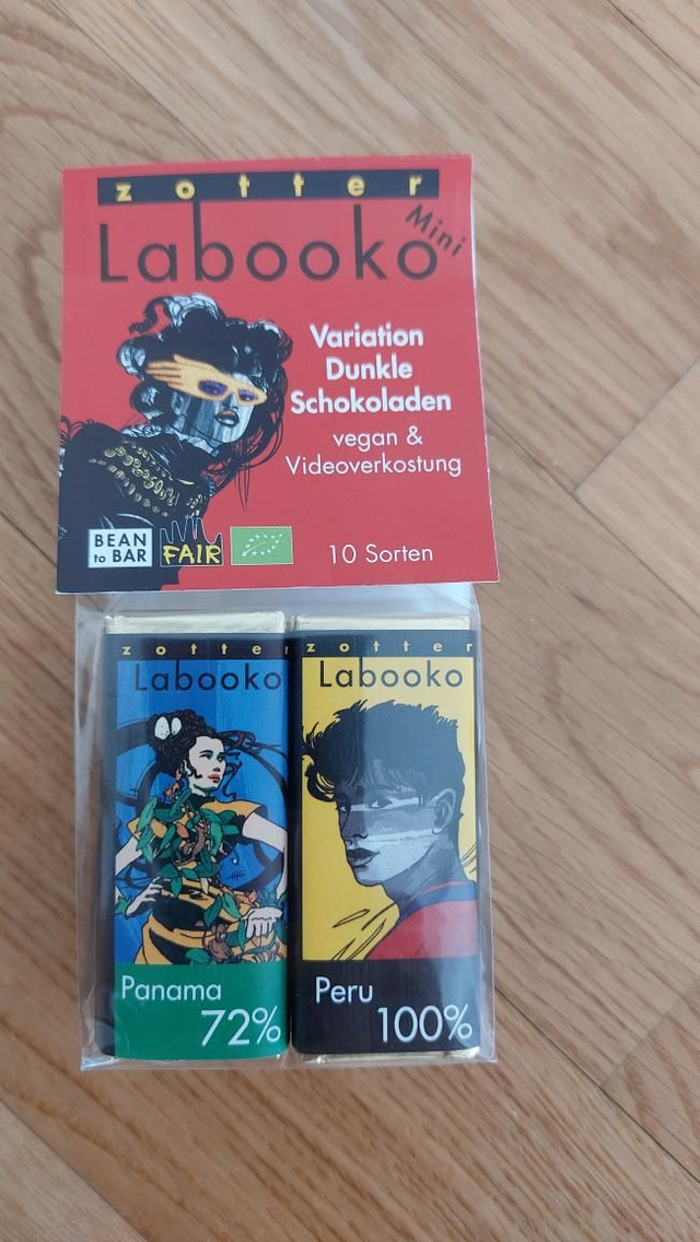 Zotter Labooko Mini Mix Dark Chocolates