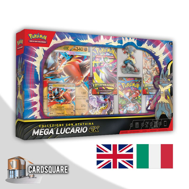 Pokémon - Collezione con Statuina Mega Lucario ex
